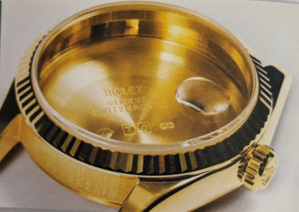 Rolex watch gold case